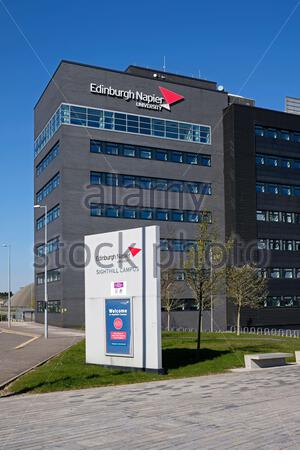 Università di Edimburgo Napier, campus di Sighthill, Edimburgo, Scozia Foto Stock