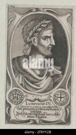 Ludwig IV, il re d'oltremare della Francia. Foto Stock