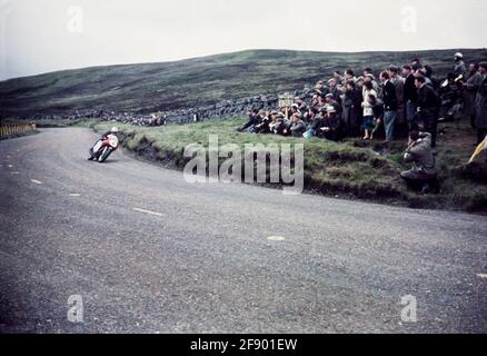 Moto e sidecar racing 1958/59 parte II, Brands Hatch Circuit, circuito automobilistico, il paddock Brands Foto Stock