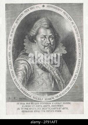 Joachim Ernst, Markgraf von Brandenburg-Ansbach Stecher: Kilian, Lucas Foto Stock