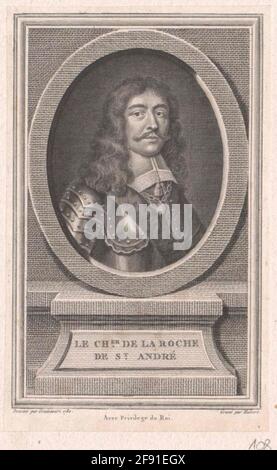 La roccia di Saint Andre, Gilles. Foto Stock