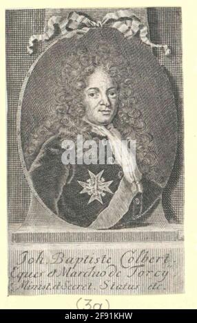 Colbert de Croissy, Marquis de Torcy, Jean Baptiste. Foto Stock