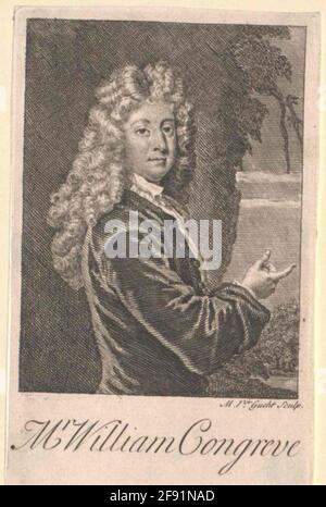 Congreve, William Stecher: Gucht, Michael van Dermatierung: 1701/1725 Foto Stock