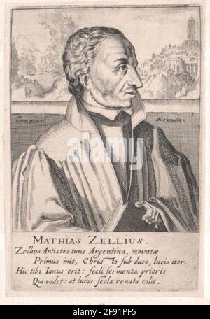 Zell, Matthew Editore: Hondius, Hendrik (1) Stecher: Vries, Simon Wynhoutsz. Foto Stock