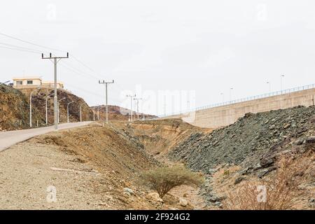 diga al nakhl a yanbu, arabia saudita Foto Stock