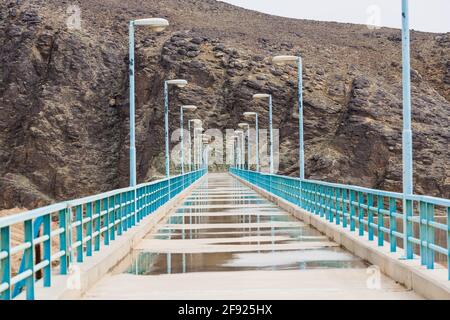 diga al nakhl a yanbu, arabia saudita Foto Stock