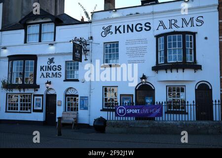 King's Arms Public House nella zona del porto di Weymouth Dorset Inghilterra Regno Unito Foto Stock