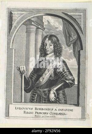 Condé, Ludwig Prince of Bourbon Editore: Joden, Pieter DE (2) Dating: 1640/1674 editore: Anversa Foto Stock