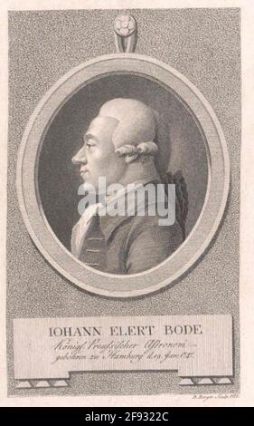 Bode, Johann Elert Stecher: Berger, Daniel (1744) Foto Stock