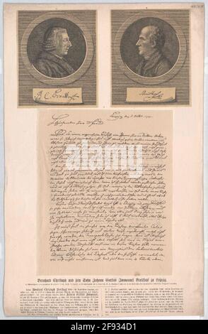 Breitkopf, Bernhard Christoph. Foto Stock