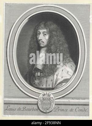 Condé, Ludovico Principe di Borbone Stecher: Lubin, JacquesDation: 1674/1703 Foto Stock