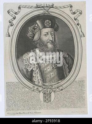 Ludwig IV, il re d'oltremare della Francia. Foto Stock