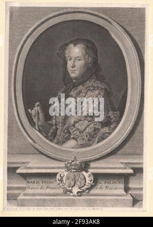 Leszczynska, Maria Stecher: Petit, Gilles ED3 Medatting: 1719 / 1760Factable luogo di origine: Parigi Foto Stock