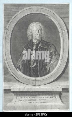 Gesner, Johann Matthias Pittore: Reibenstein, F. Stech: Bernigeroth, Johann Martinverlag: Fritsch, Caspar d. Ä. (Vedova), e Bernhard Christoph Breitkopf Foto Stock