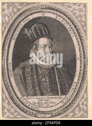 Rudolf II, imperatore romano-tedesco Editore: Custos, Dominicus Verlagsort: Augusta Foto Stock