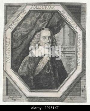 Johann Moritz, principe di Nassau-Siegen. Foto Stock