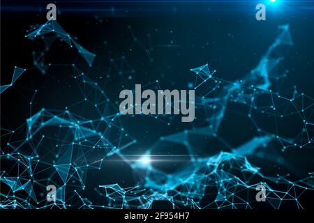 Background tecnologico digitale. rendering 3d Foto Stock