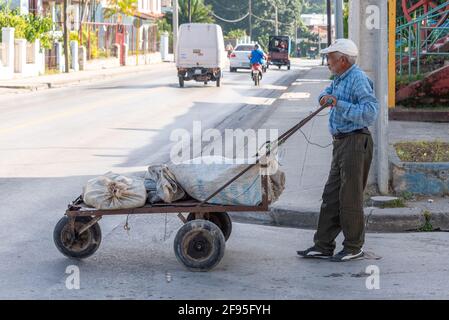 Vita quotidiana a Santa Clara, Villa Clara, Cuba, anno 2016 Foto Stock