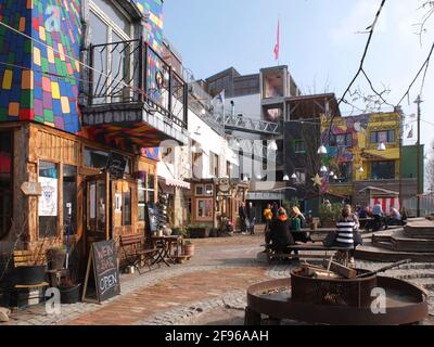 Germania, Berlino, Holzmarkt, Pampas Foto Stock