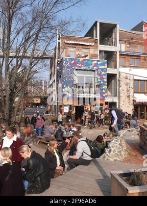 Germania, Berlino, Holzmarkt, Pampas Foto Stock