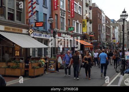 Irlanda, Dublino, Anne Street Foto Stock