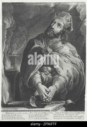 Manasse, re di Giuda. Foto Stock