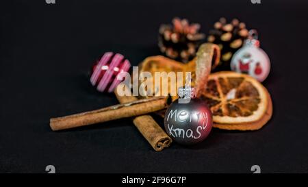 Decorazione di natale, still life Foto Stock