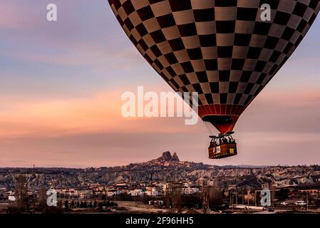 Cappadocia Balloon spettacolo visivo Foto Stock