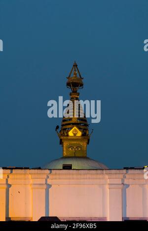 Il giardino sacro, Maya Devi Mandir Foto Stock