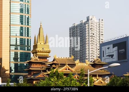 Il Tempio di Jing`An - Cina Foto Stock