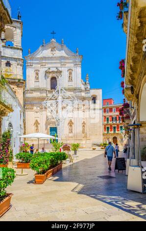 Basilica di San Martino in Martina Franca, Italia Foto Stock