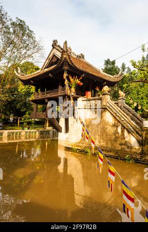 Vietnam, Hanoi, una pagoda pilastro, Chua Mot Cot Foto Stock
