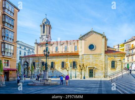 iglesia parroquial de santa lucia a Santander, Spagna Foto Stock
