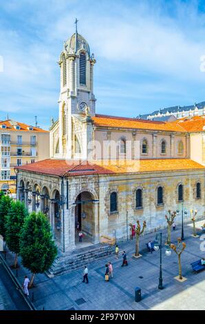 iglesia parroquial de santa lucia a Santander, Spagna Foto Stock