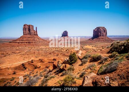 Monument Valley in Utah Oljato - fotografia di viaggio Foto Stock