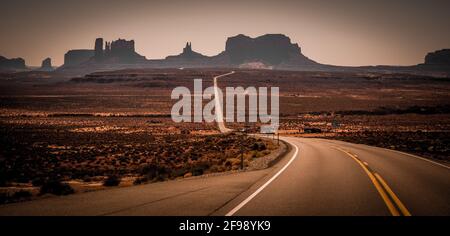 Monument Valley in Utah Oljato - fotografia di viaggio Foto Stock