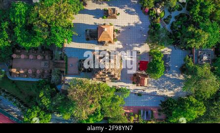 04 aprile 2021 - Ponagar o Thap Ba po Nagar È una torre del tempio di Cham vicino alla città di Nha Trang Vietnam Foto Stock