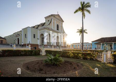 Chiesa della Santissima Trinità iam Plaza Mayor a Trinidad, Provincia Spiritus Sancti, Cuba Foto Stock