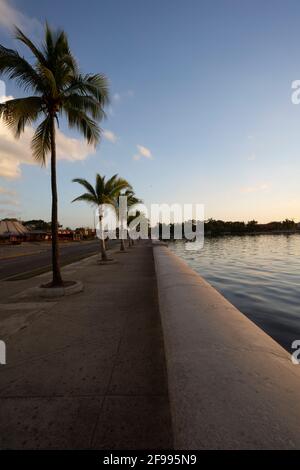 Malecon a Cienfuegos, provincia di Cienfuegos, Cuba Foto Stock