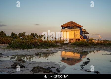 Playa Girón, un luogo nella Baia dei Pigs, nella provincia di Matanzas, Cuba Foto Stock