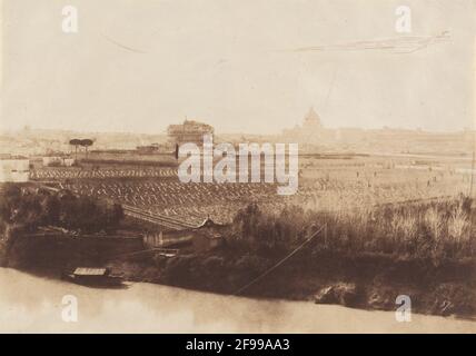 Vista di Roma, 1857. Foto Stock