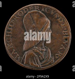 Don Rodrigo de Bivar Y Mendoza, morto 1523 [obverse], 1497. Foto Stock