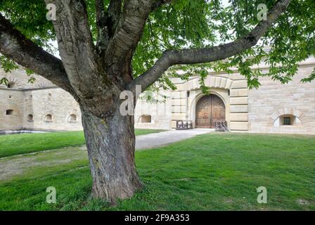 Reduit Tilly, fortezza di stato, fortificazione, mura della città, vecchio, Storia, architettura, Ingolstadt, Baviera, Germania, Europa Foto Stock