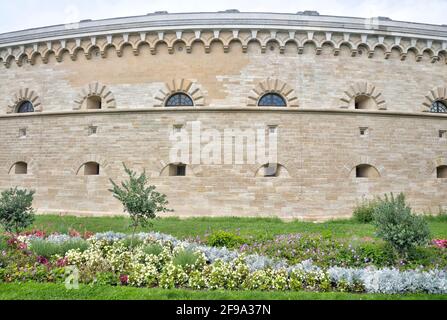 Reduit Tilly, fortezza di stato, fortificazione, mura della città, vecchio, Storia, architettura, Ingolstadt, Baviera, Germania, Europa Foto Stock