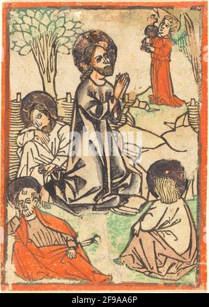 Cristo sul Monte degli Ulivi, c. 1460. Foto Stock