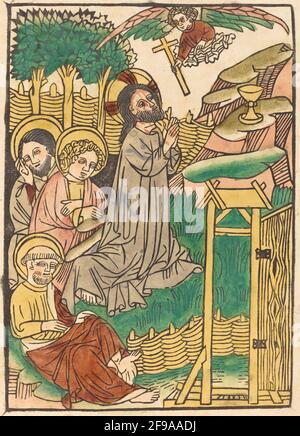 Cristo sul Monte degli Ulivi, c. 1450/1460. Foto Stock