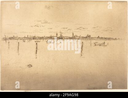 La piccola Venezia, 1880. Foto Stock