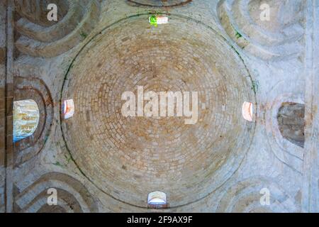 PALERMO, 23 APRILE 2017: Cupola della Chiesa di San Giovanni degli Eremiti a Palermo, Sicilia, Italia Foto Stock