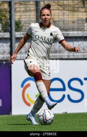 Stadio Gino Bozzi, Firenze, 17 Apr 2021, Vanessa Bernauer (Roma) durante ACF Fiorentina femminile vs. COME Roma, Calcio italiano Serie A Femminile - Foto Lisa Guglielmi / LM Foto Stock