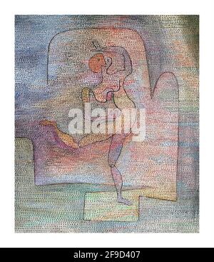 Tänzerin, 1932 – Arte di Paul Klee (18 dicembre 1879 - 29 giugno 1940) Foto Stock